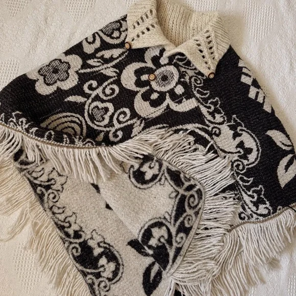 70s vintage boho poncho - Picture 7 of 7